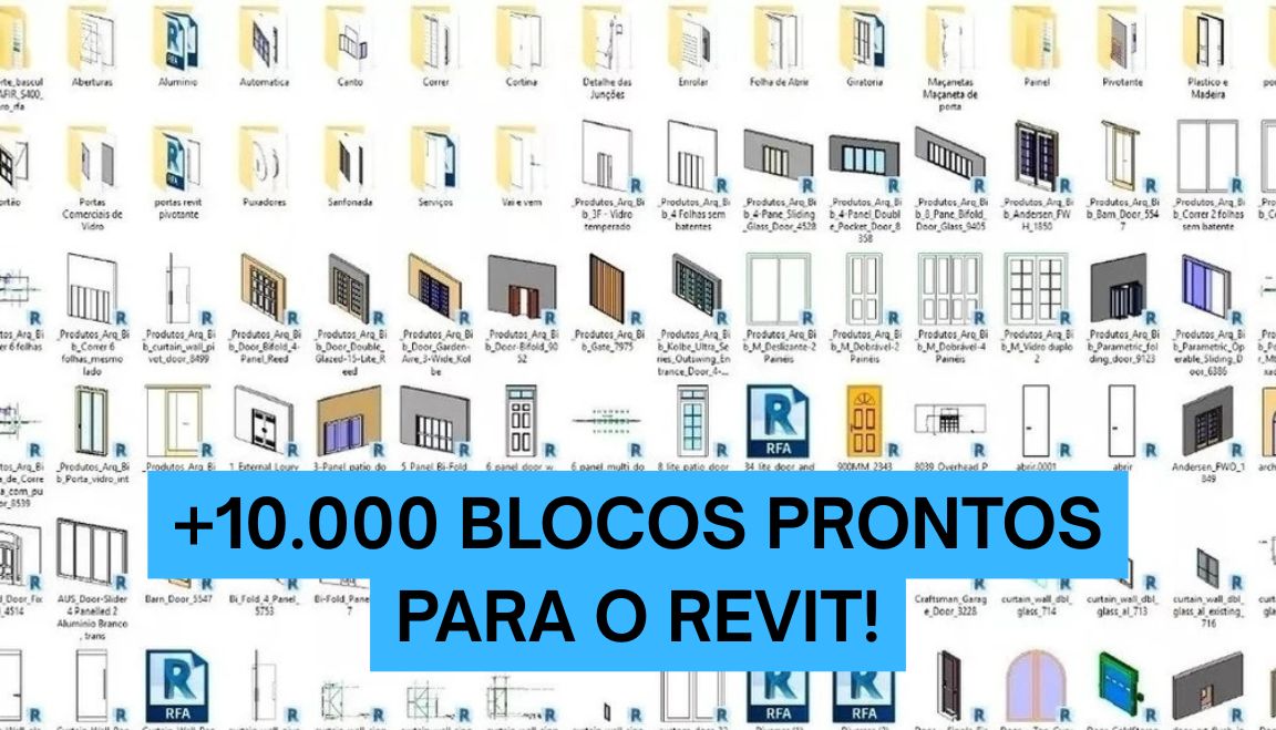 Bônus 01 - 10.000 Blocos para o Revit